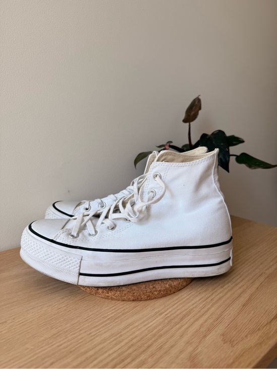 Converse Shoes - Converse Platform White High-Tops